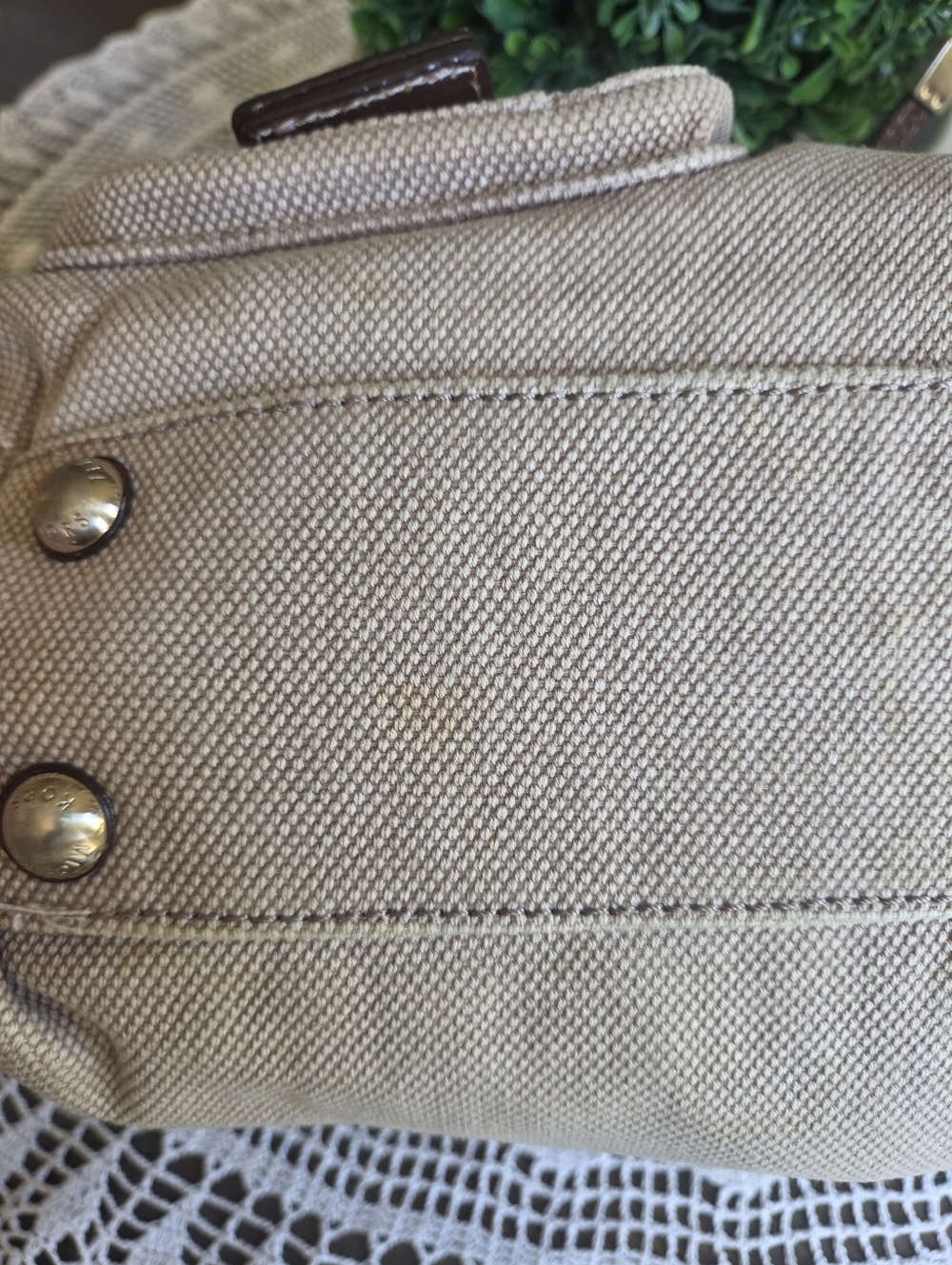 Michael Kors VTG. Drawstring Converse Sh.Bag. 💛🧡 - Picture 8 of 10